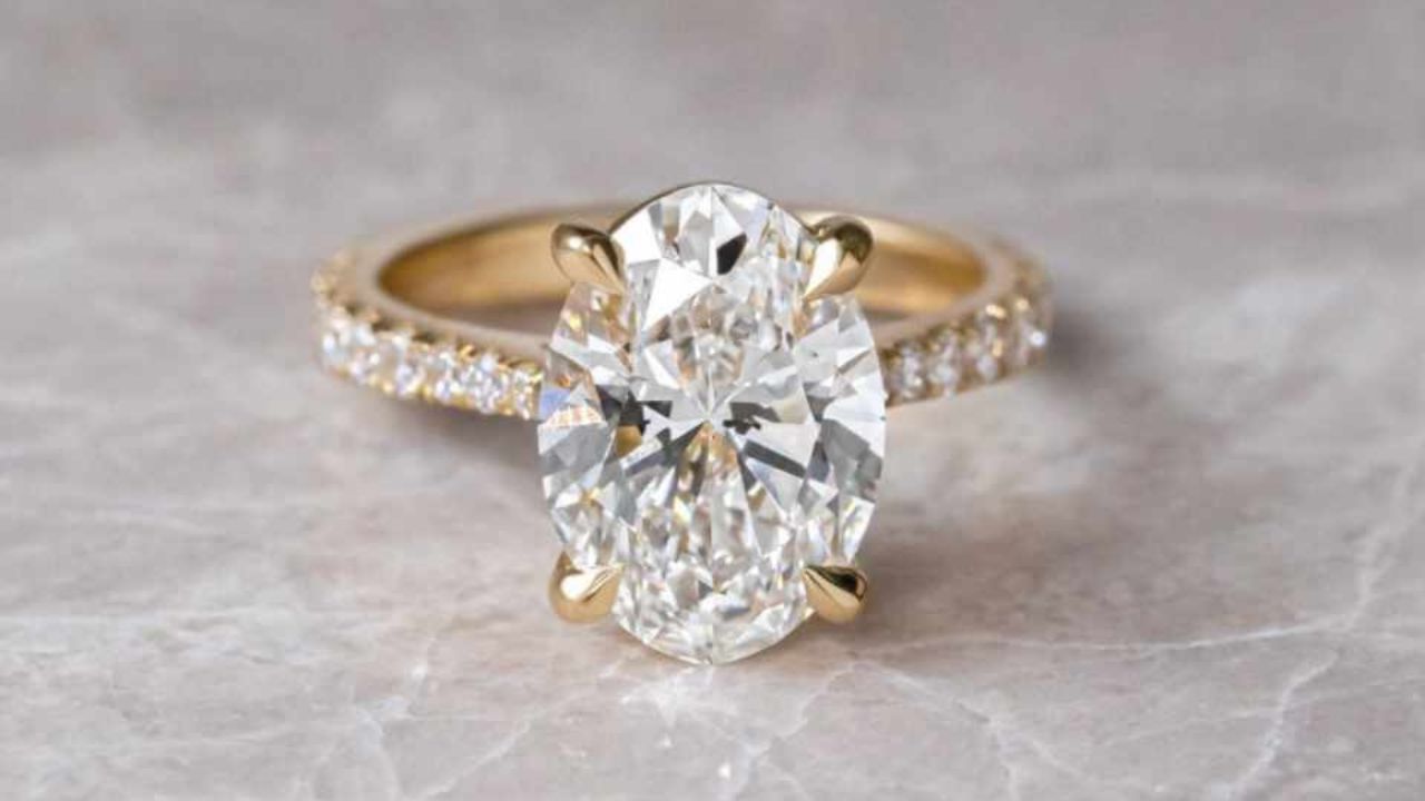 3 Carat Diamond Ring Oval Cut